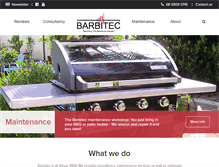 Tablet Screenshot of barbitec.com.au
